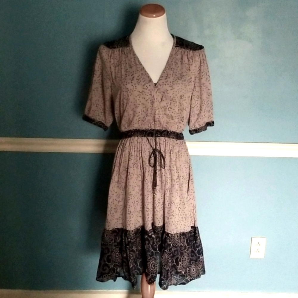 French Connection Cotton Dress Knee Length
